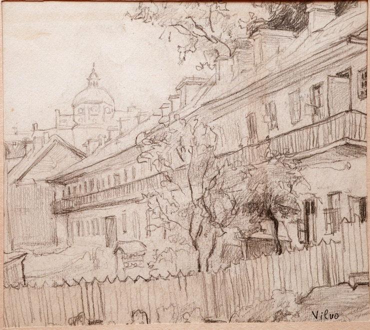Vilnius. Fragment de mănăstire