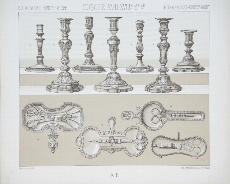 Obiecte de artă decorativă din sec. 17-18