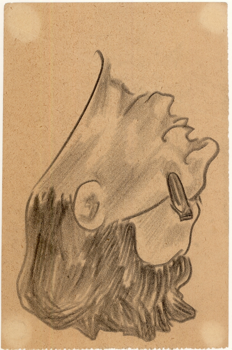 Crochiu (Portret de bărbat în profil)