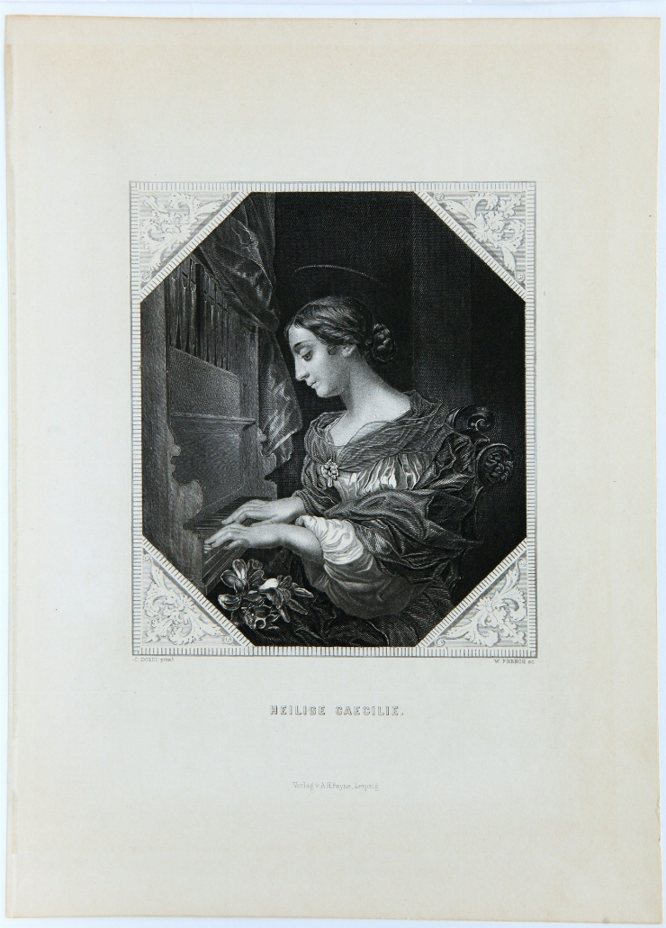Sfânta Cecilia, după C. Dolci