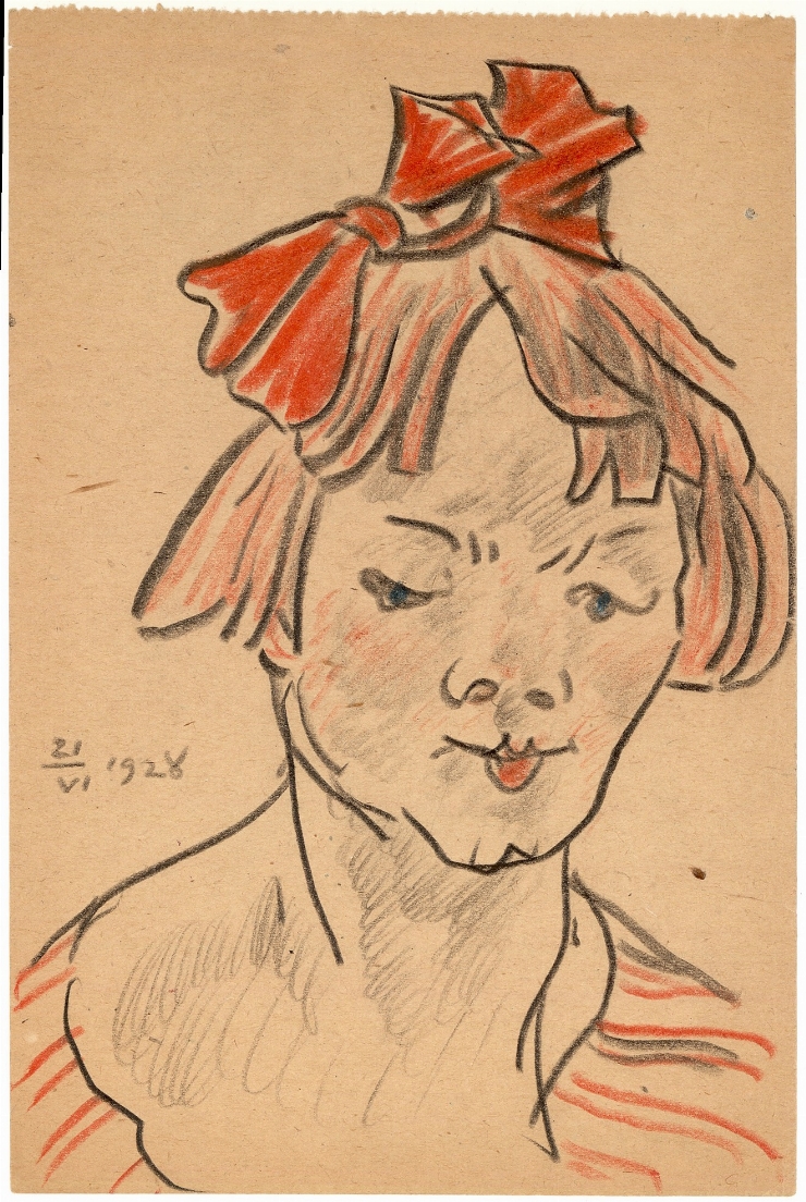 Schiţă (Portret de fată)