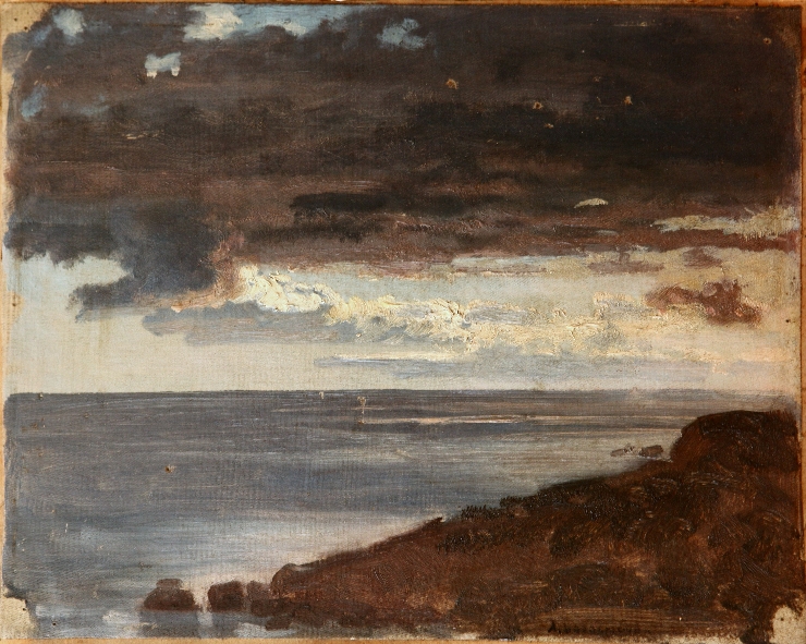 Seara la mare. Studiu.