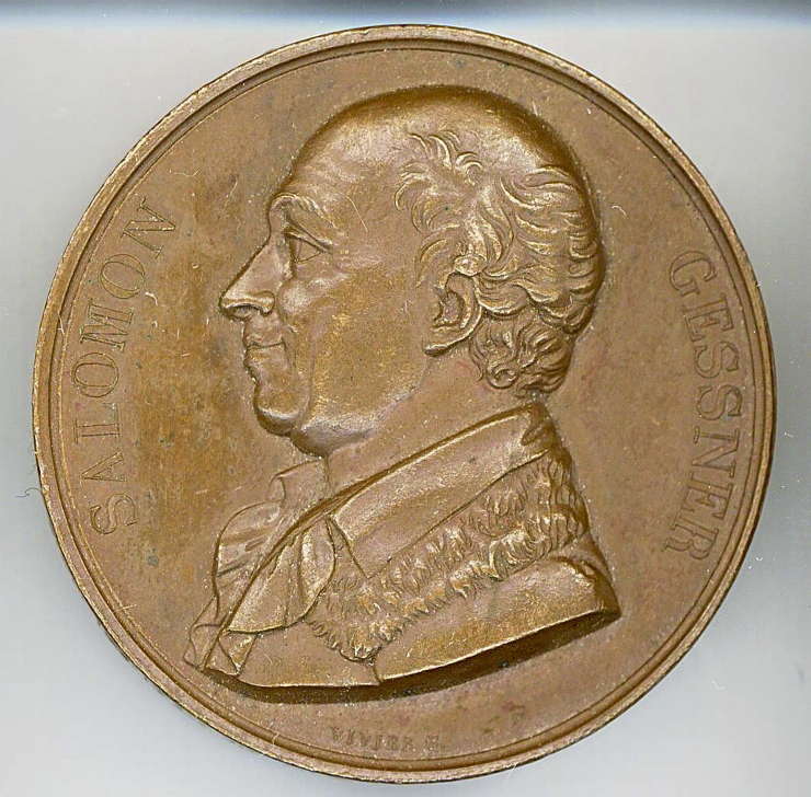 Medalie în cinstea pictorului Gessner Solomon, 1818