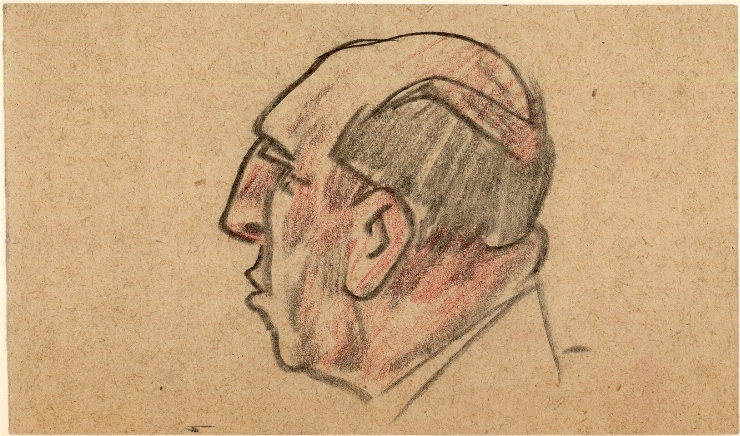 Crochiu (Portret de bărbat în profil)