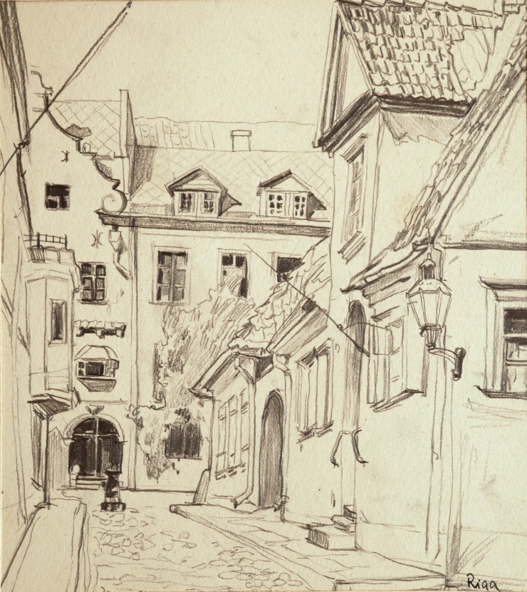 Riga. Fragment de stradă veche