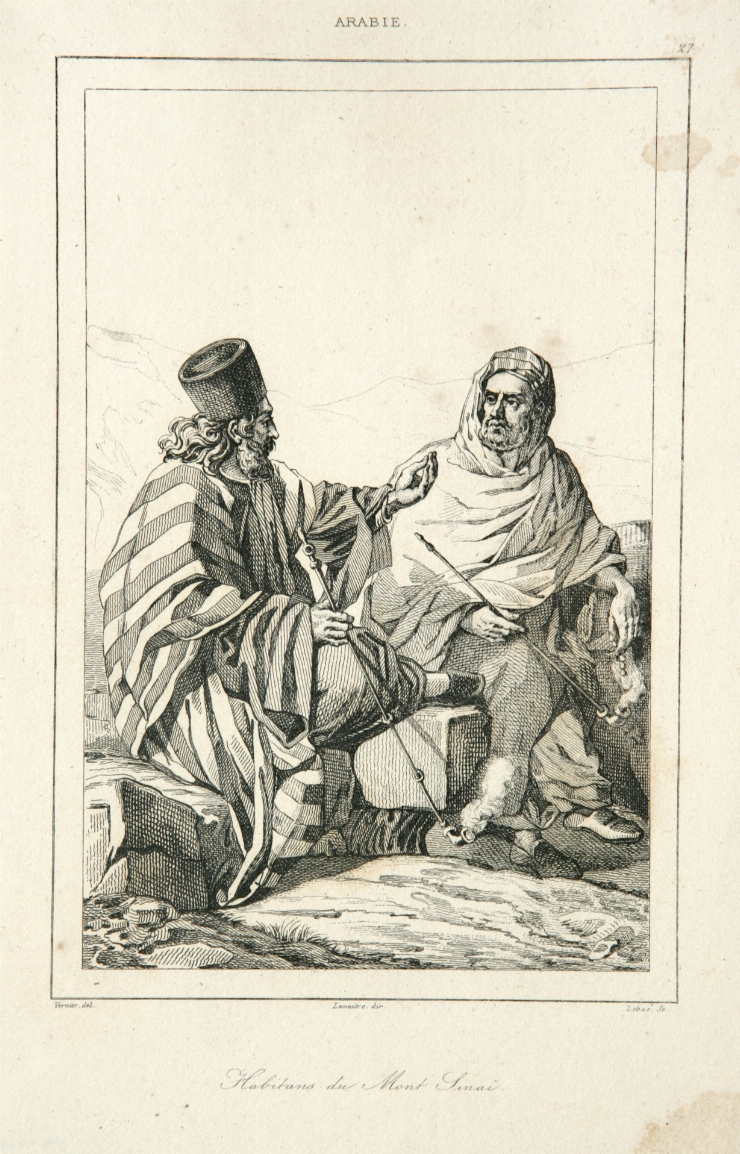 Locuitori din muntele Sinai