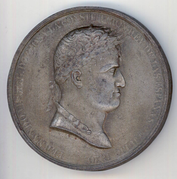 Medalie în memoria adoptării Constituției din 9 iunie 1820