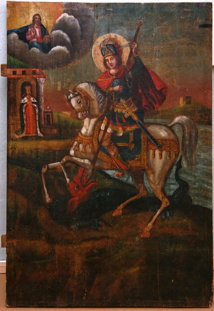 Sfîntul Gheorghe ucide Balaurul