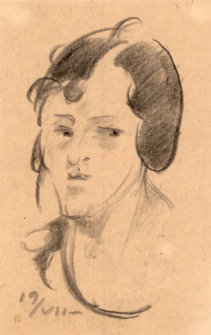 Crochiu (Portret de femeie)