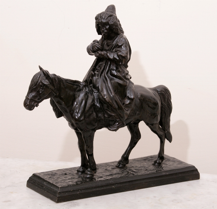 Statuetă „Kirghiz aprinzându-și luleaua