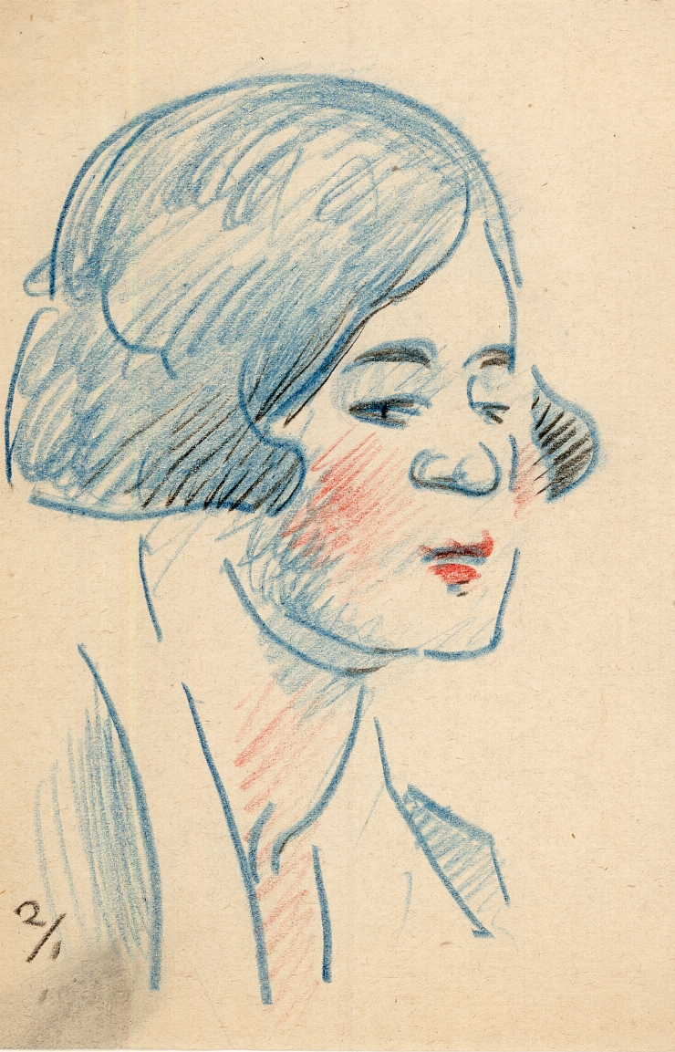 Crochiu (Portret de femeie)