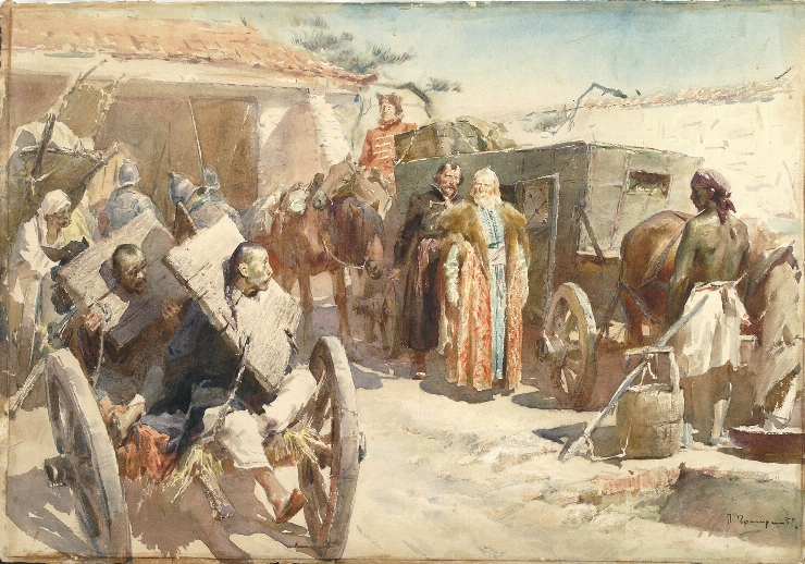 Întîlnirea fraţilor Milescu în China