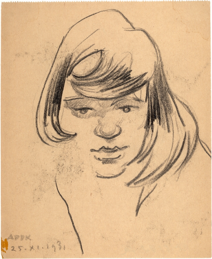 Schiţă (Portret de femeie)