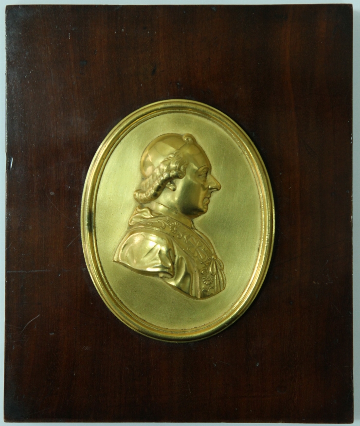 Basorelief cu portretul papei Pius VI