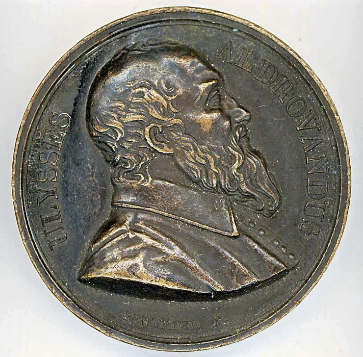 Medalie în cinstea lui Aldrovandi, 1823