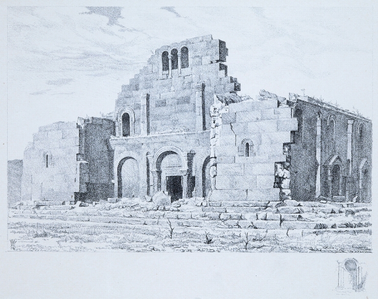 Armenia. Ereruik. Bazilica sec.V-VI