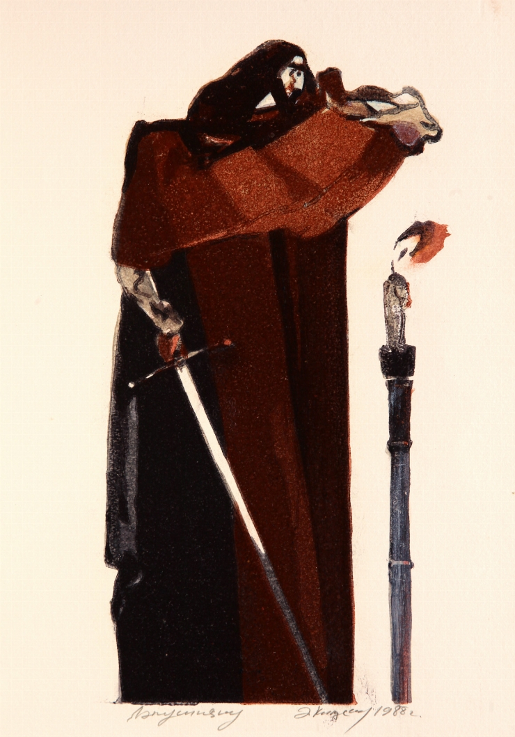 Alexandru Lăpușneanu. Ilustrație la opera ”A. Lăpușneanu” de Costache Negruzzi