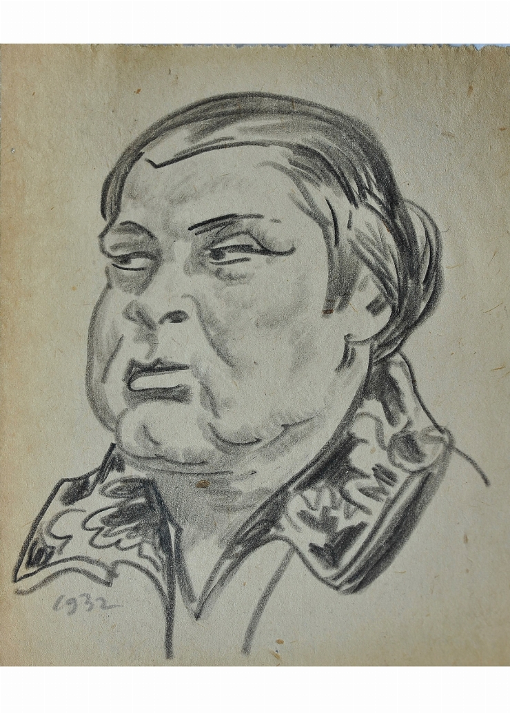 Schiţă (Portret de femeie)