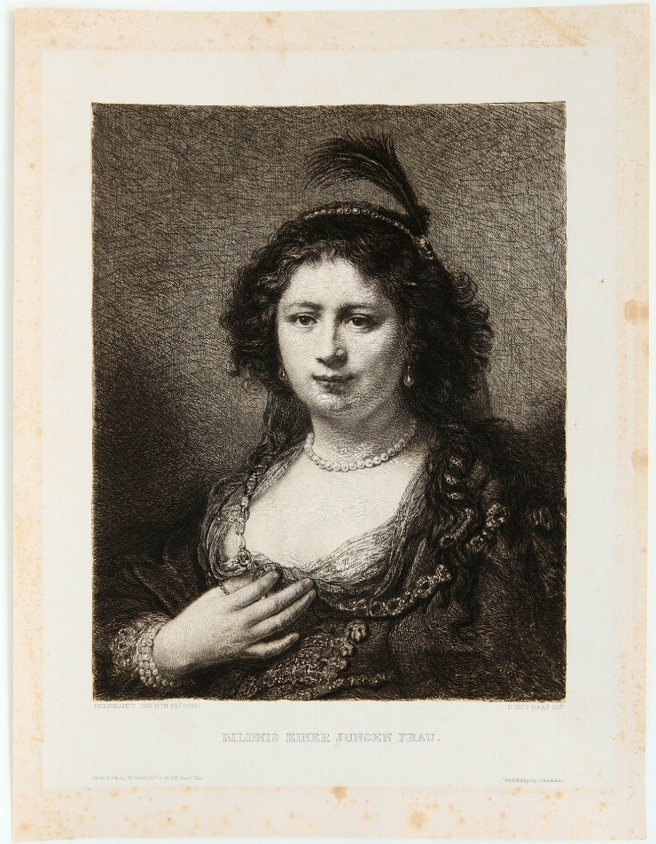 Portretul unei femei tinere (după Rembrandt)