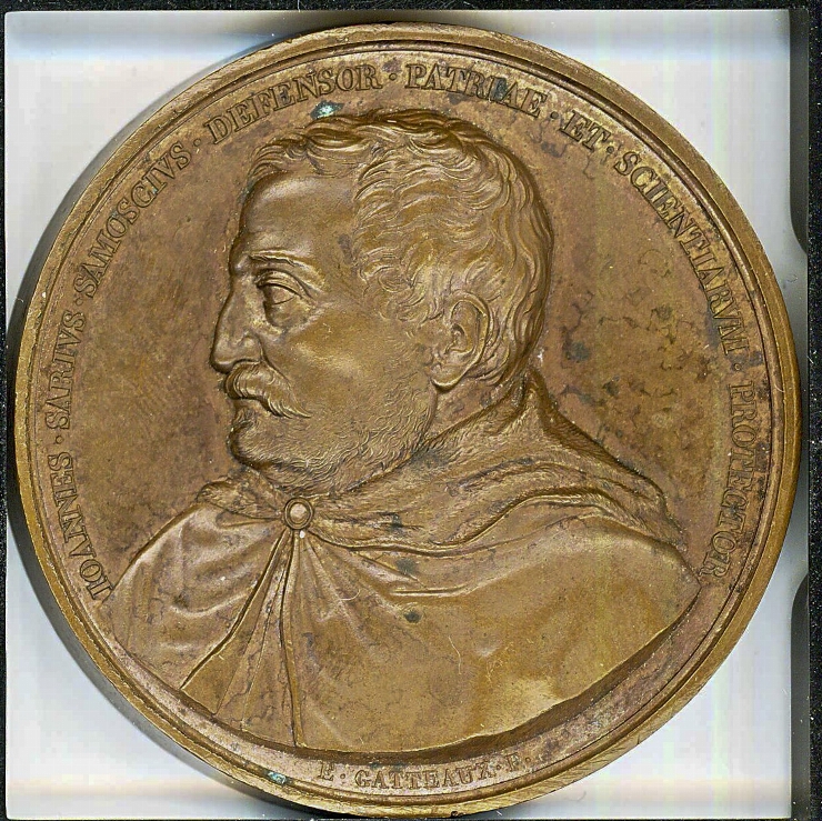 Medalie în memoria lui Jan Zamoiski, 1822