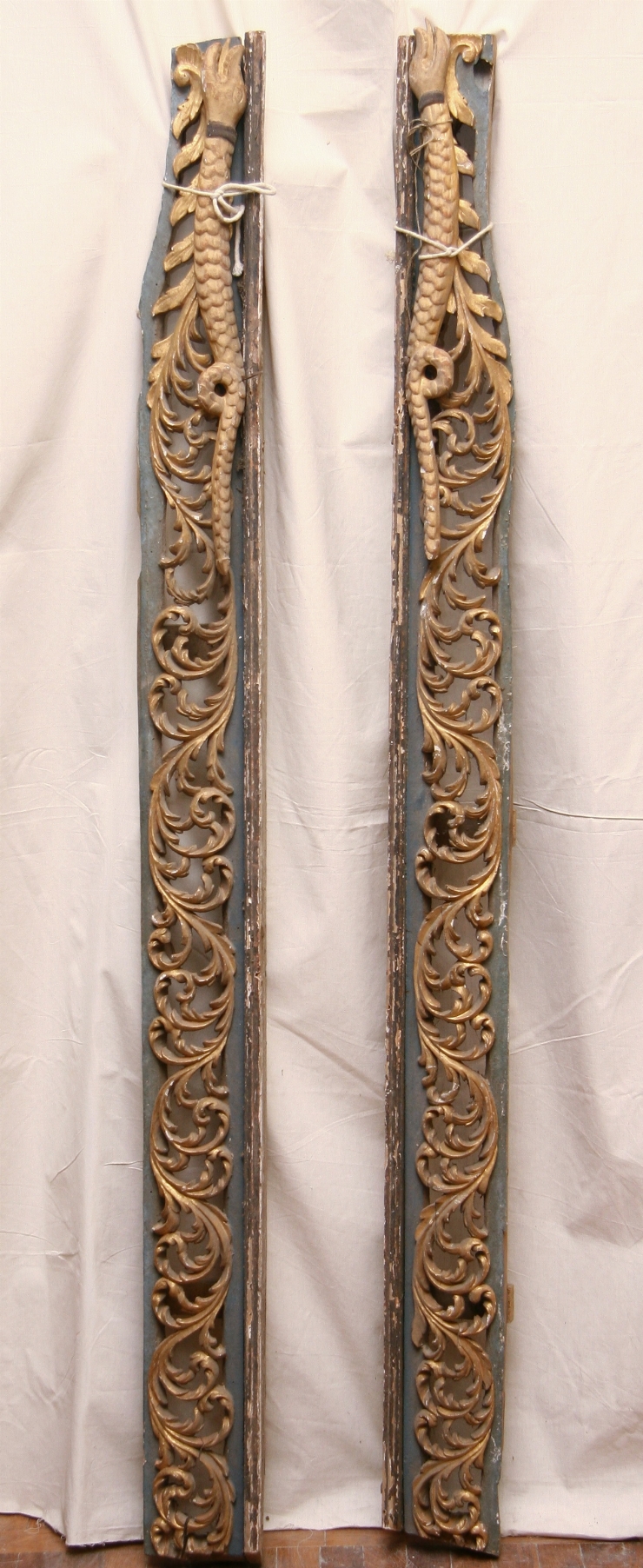 Detaliu de friză nr. 12-13b Elemente ale iconostasului de Cogîlniceni