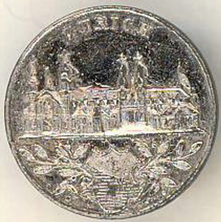 Jeton dedicat Expoziției din Zurich, 1883