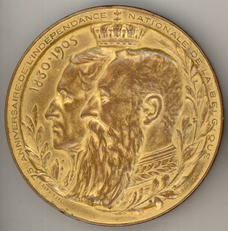 Medalie comemorativă „Expoziția de artă internațională din Bruxelles”, 1905