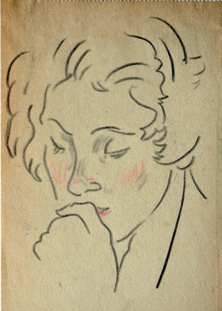 Schiţă (Portret de femeie)