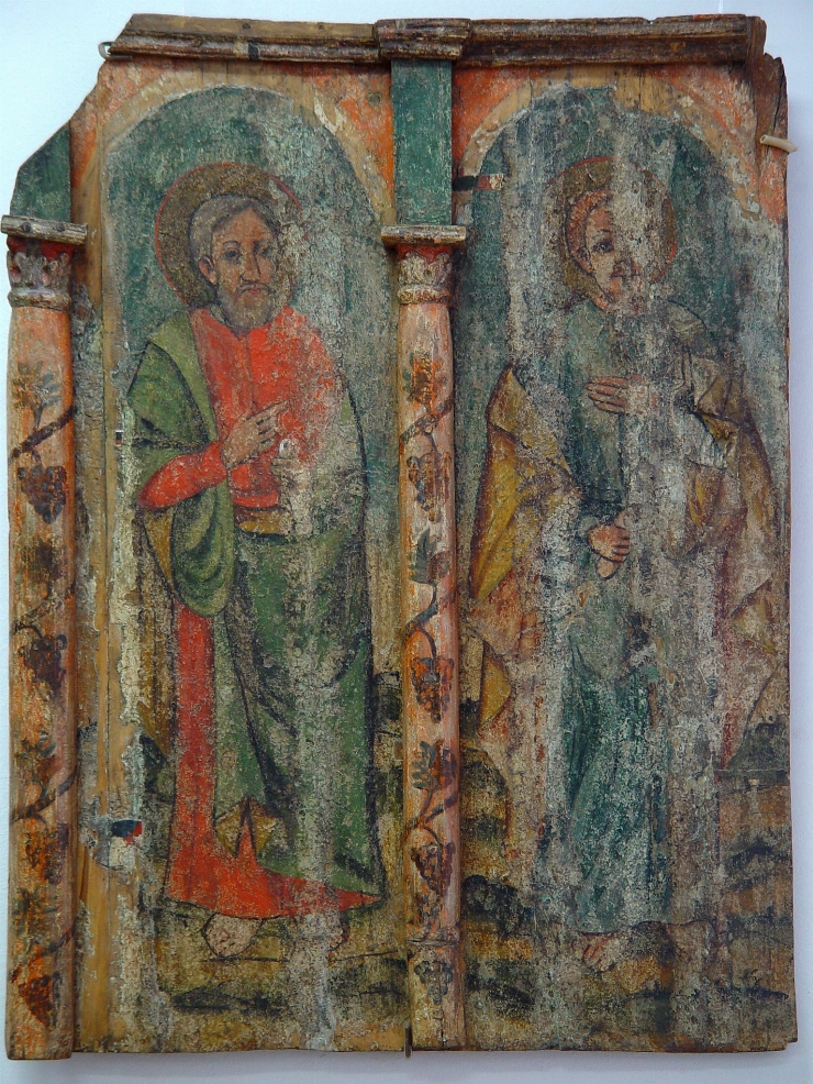 Icoană de tîmplă: Apostolii Matei şi Toma