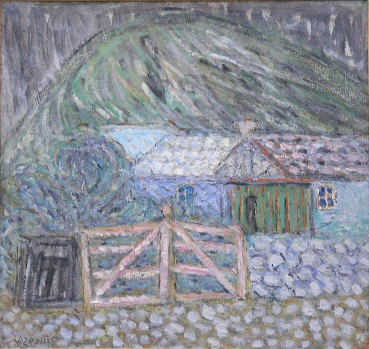 Peisaj cu munte. Soroca