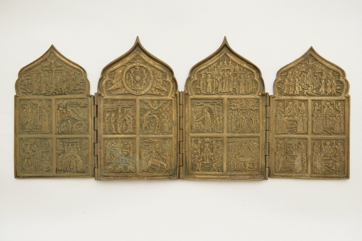 Icoană-pliant cu 4 canaturi 