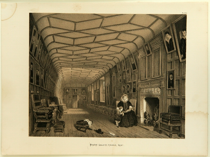 Galeria maro din Castelul Knowle din Kent