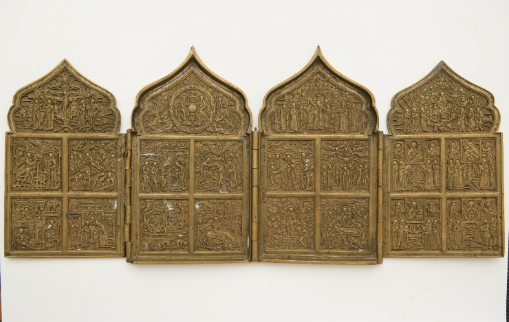 Icoană-pliant cu 4 canaturi