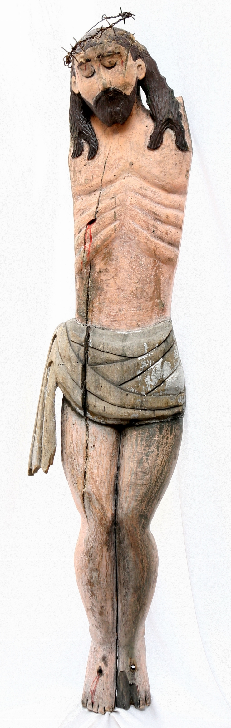 Iisus Hristos crucificat. Sculptură