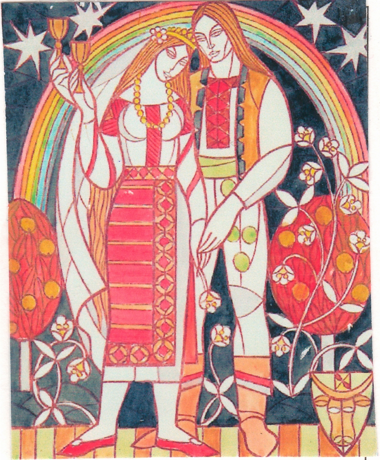 Făt Frumos şi Ileana Cosînzeana. Ilustraţie la 