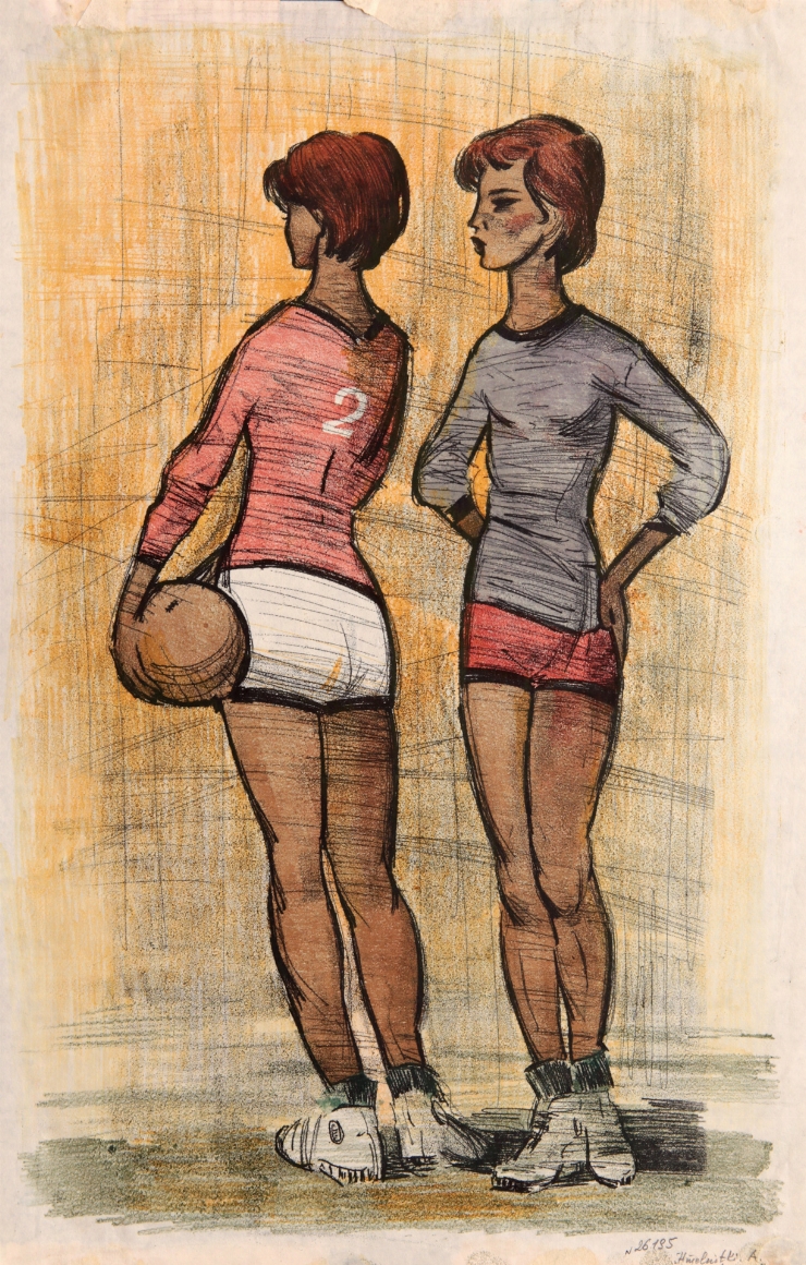2 sportive cu minge