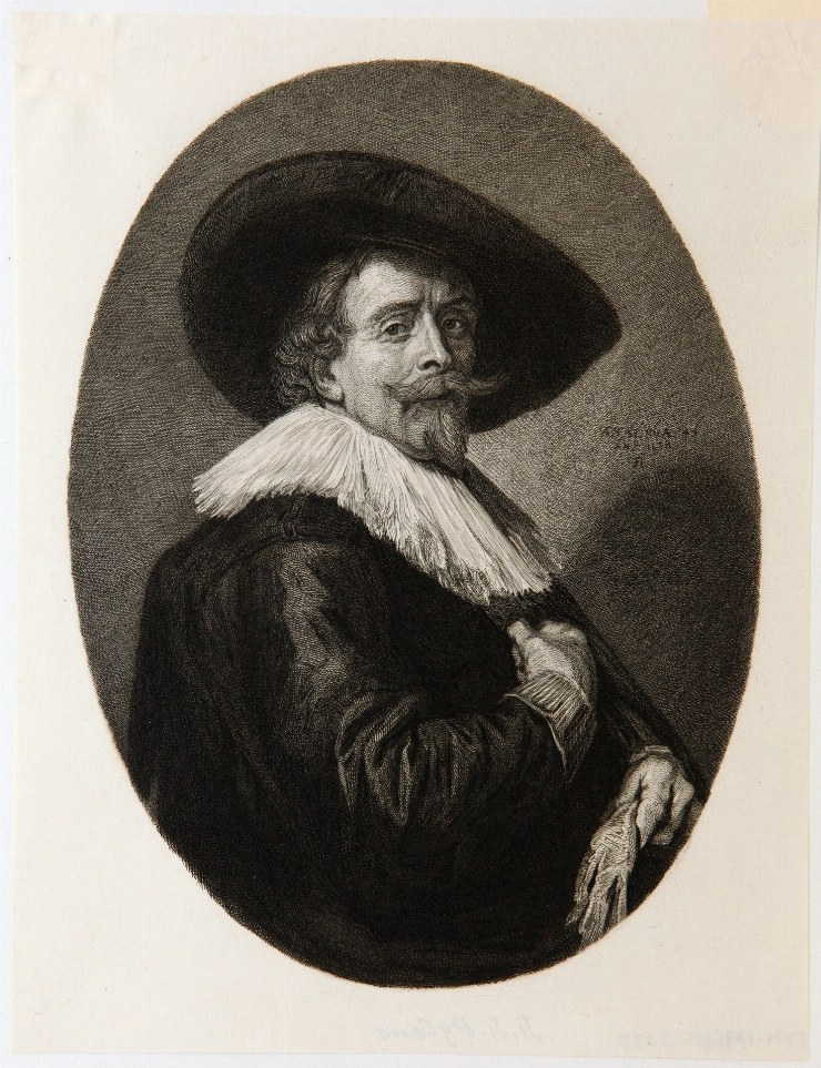 Portret de bărbat, după Rubens