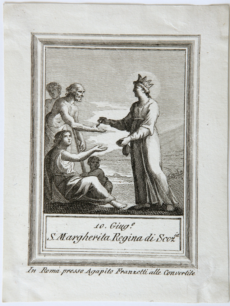 Sf. Margareta, regina Scoției (foaie de calendar 10 iunie)