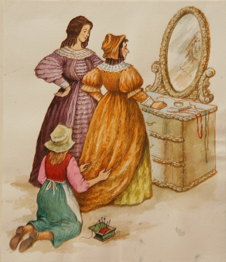 Înainte de bal. Ilustraţie la povestea lui Charles Perrault 