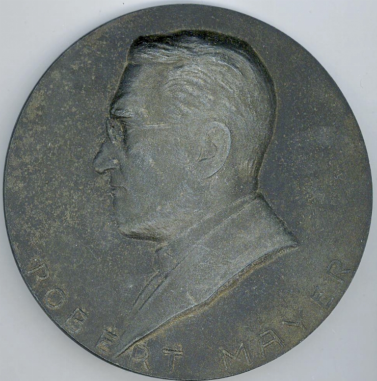 Medalie dedicată fizicianului Julius Robert Mayer (1814-78)