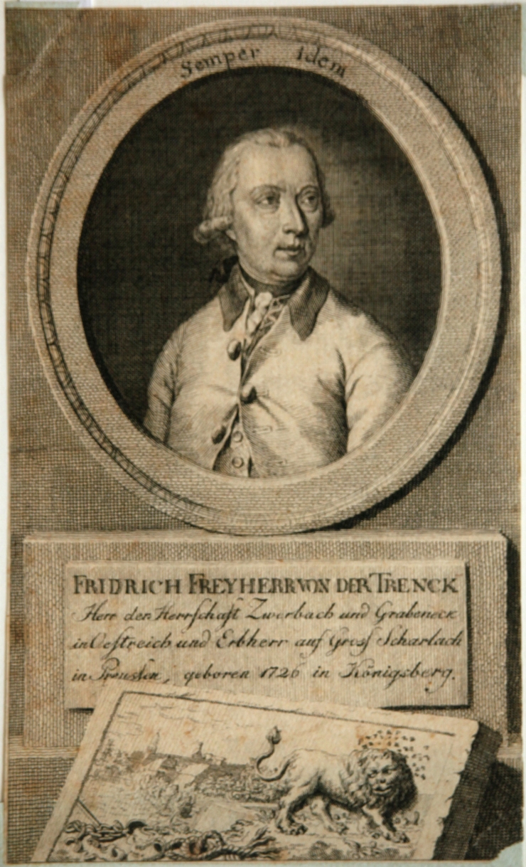 Portretul lui Friedrich Frey Herr von der Trenck