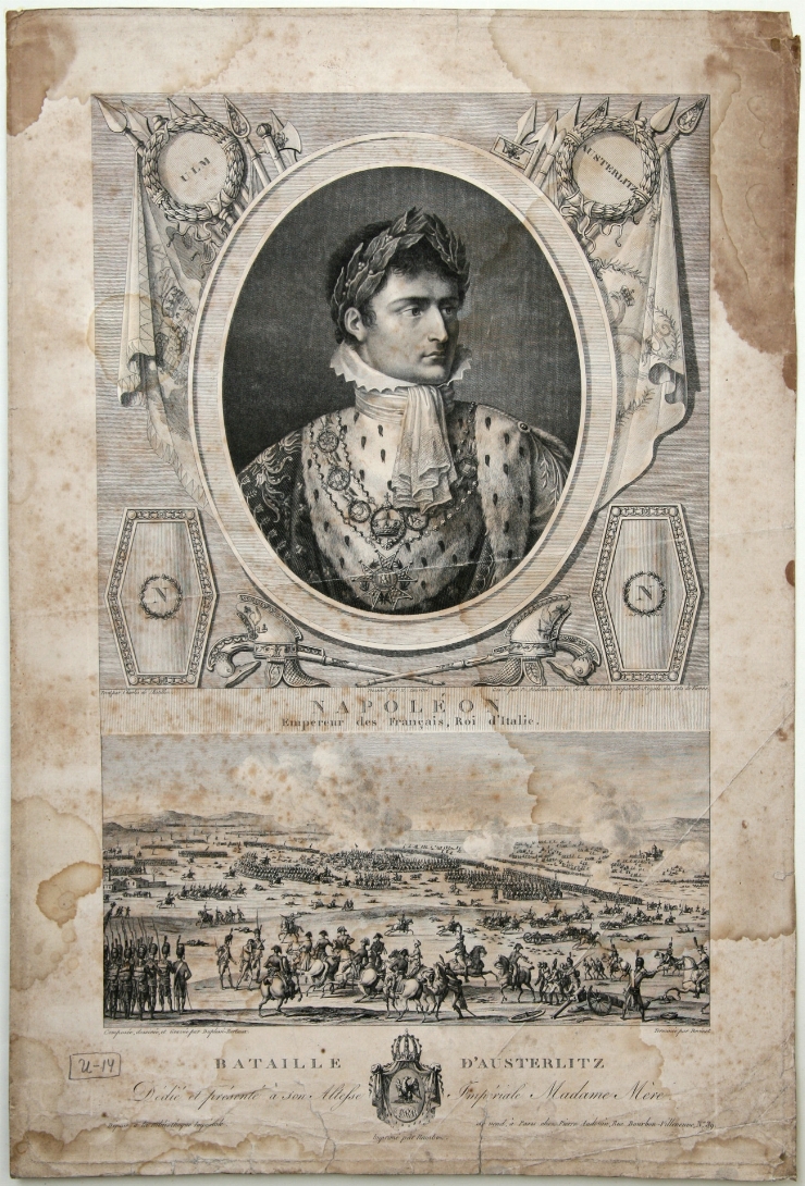 Napoleon. Lupta de la Austerlitz (de pe originalul lui Bovinet)