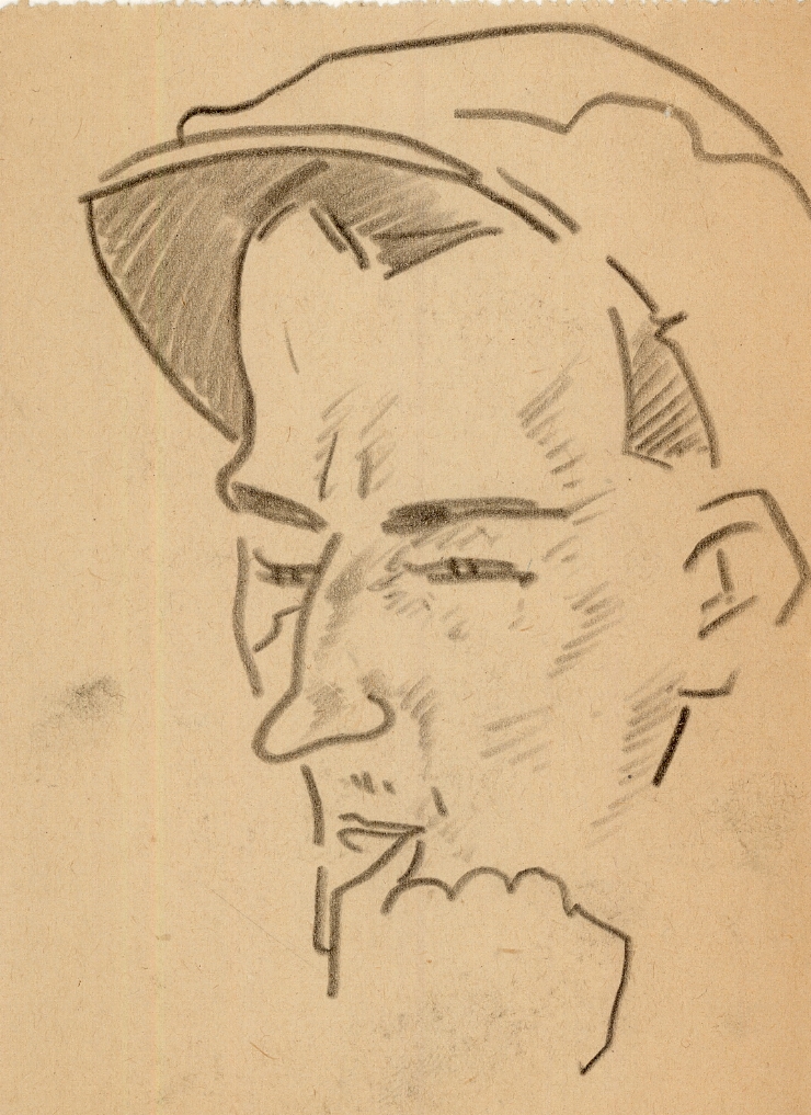 Crochiu (Portret de bărbat cu chipiu)