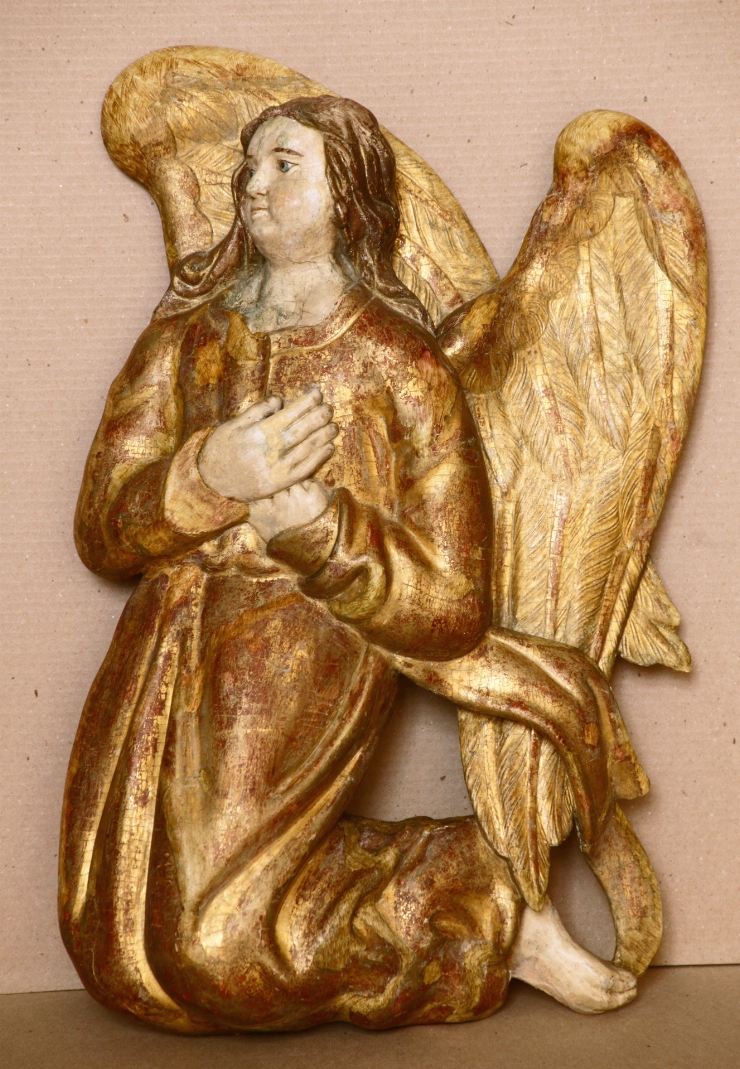 Înger, barelief, detaliu din iconostas