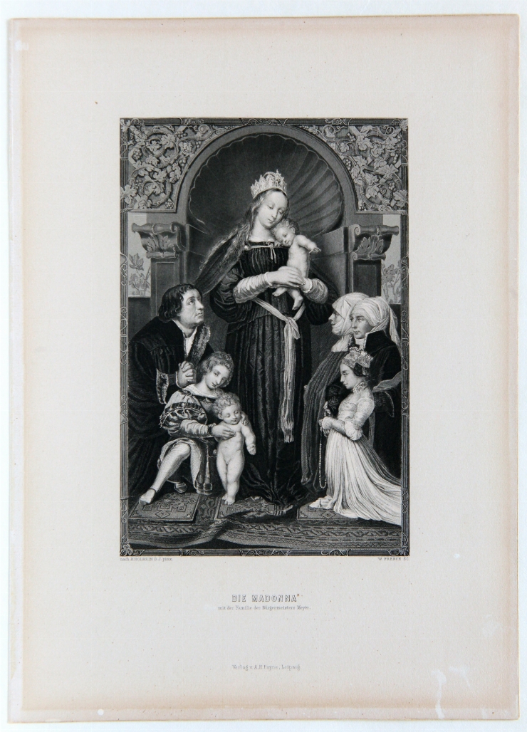 Madona, după Holbein cel Tânăr ”Dormstadt Madona”