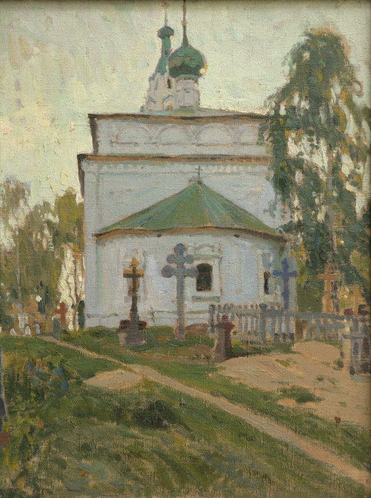 Biserică (Studiu cu arhitectură)