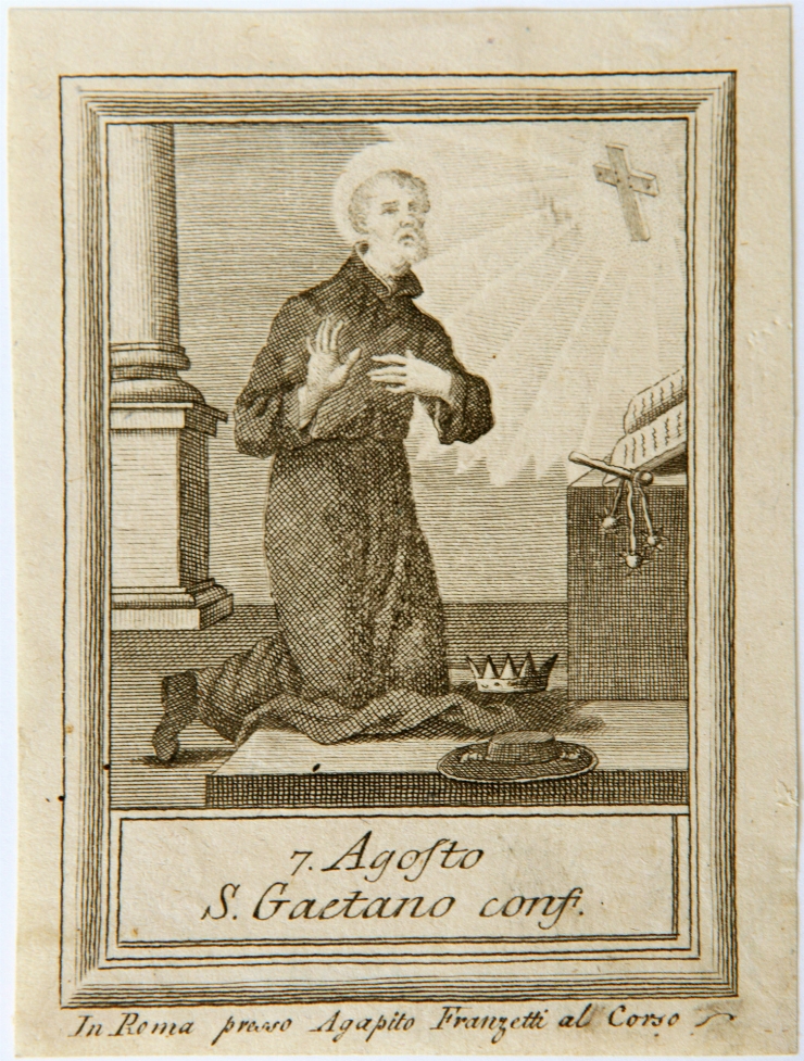 Sf. Gaetano (foaie de calendar, 7 august)