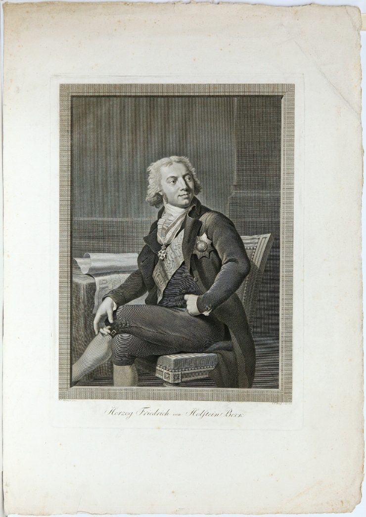 Portretul contelui Friedrich  von HolsteinBeck