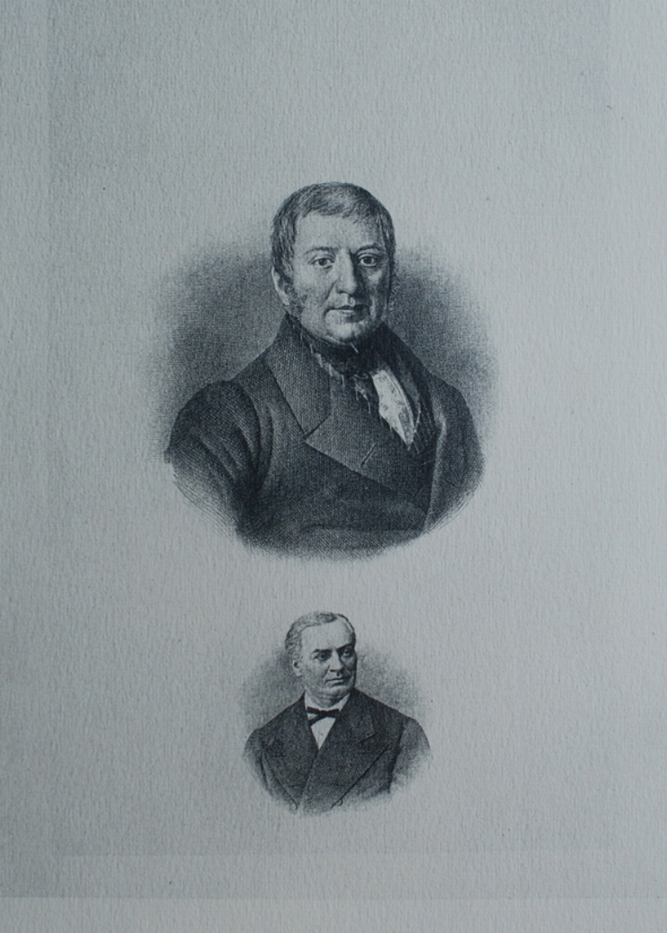 Portretele lui Ilia Glazunov şi Ivan Glazunov