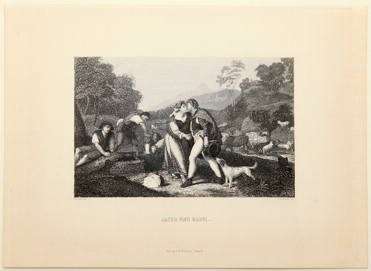 Jacob și Rahel (după Giorgione)